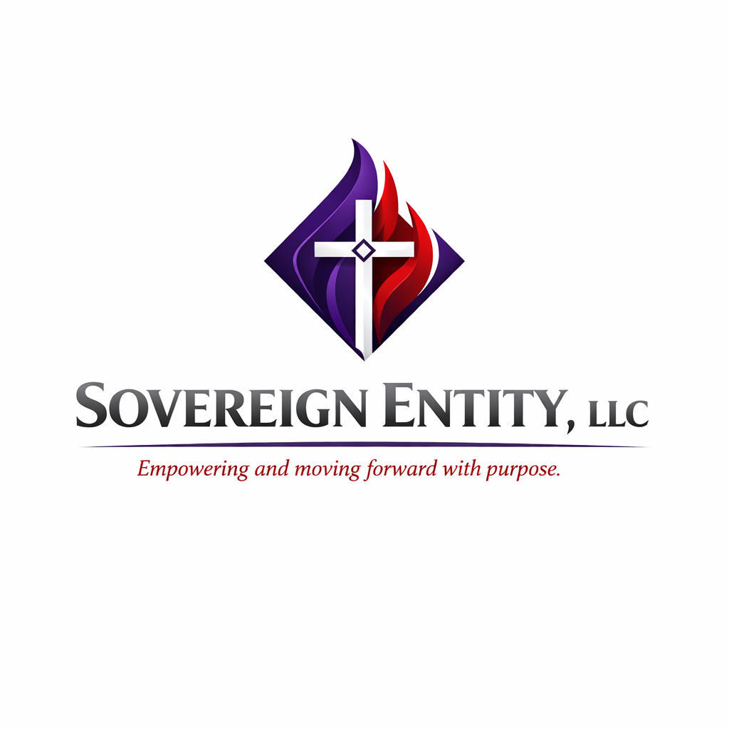 Sovereign Entity, LLC logo with its purpose statement